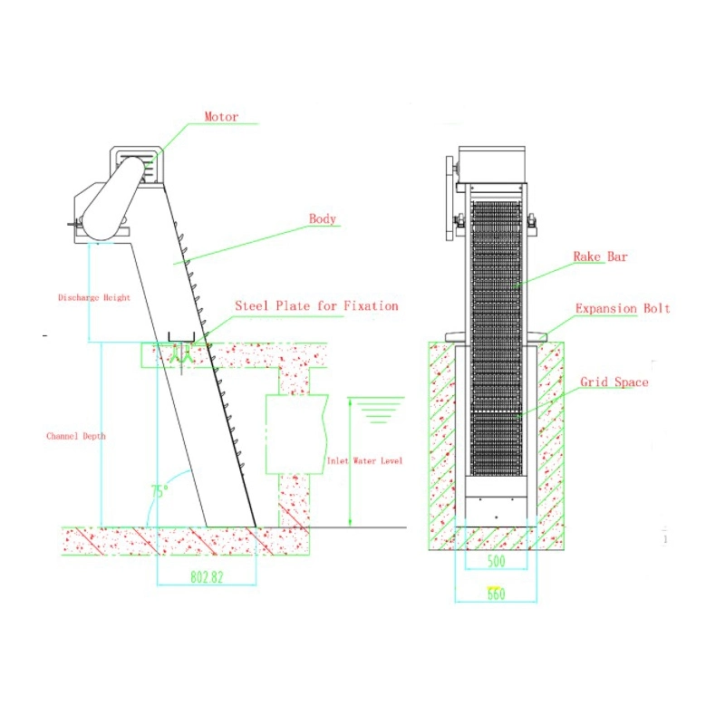 Good Price Mechanical Bar Screen for Wastewater Treatment