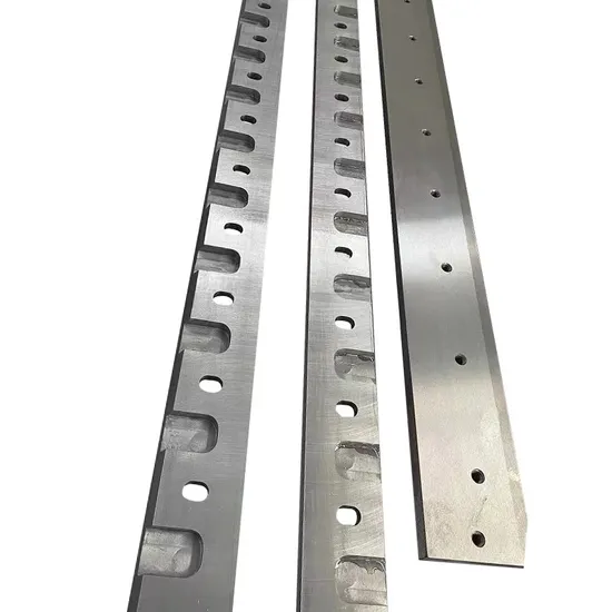 Embutido del carburo de tungsteno de la cuchilla del tornillo del corte transversal de la máquina de papel corrugado de Bhs