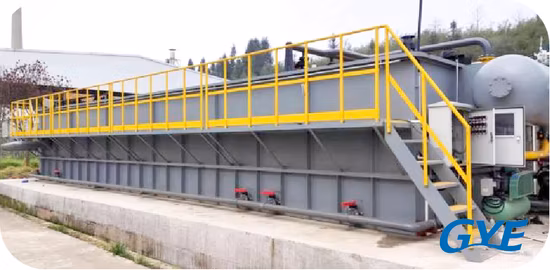 Sistema DAF de flotación por aire disuelto horizontal para tratamiento de efluentes