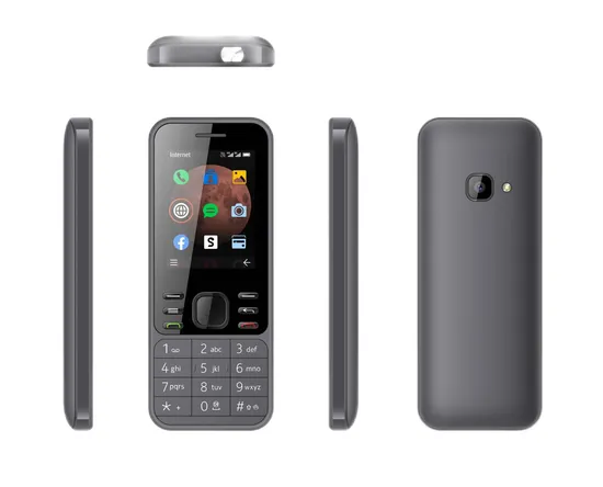 2022 Nuevo producto Pantalla súper grande de 2,8 pulgadas con luz de flash 2g GSM Soporte para teléfono móvil OEM ODM Barra Teléfono con funciones