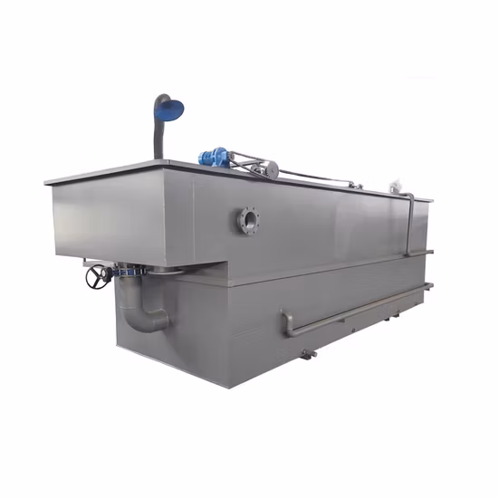 Sistema Daf de flotación por aire disuelto para el tratamiento de aguas residuales